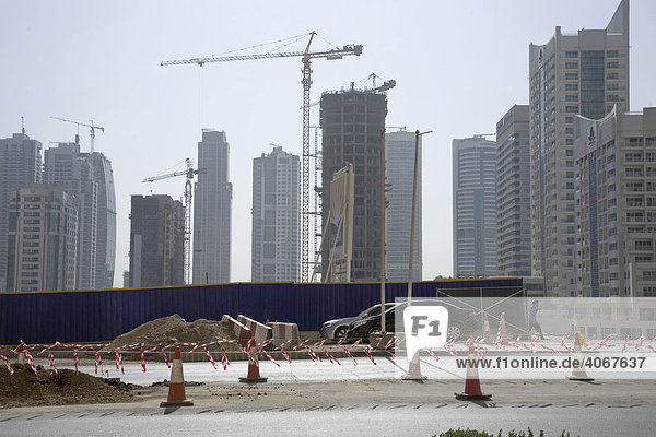 Baustellen  Dubai  Vereinigte Arabische Emirate  Naher Osten