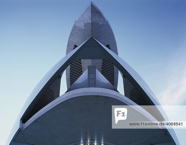 Opera designed by Santiago Calatrava  Valencia  Spain  Europe