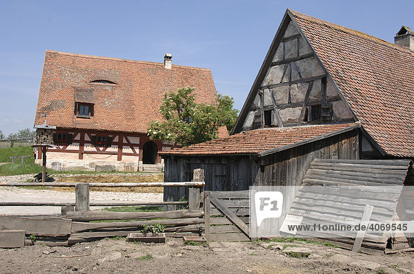 Bauernhofmuseum in Bad Windsheim  Franken  Bayern  Deutschland  Europa