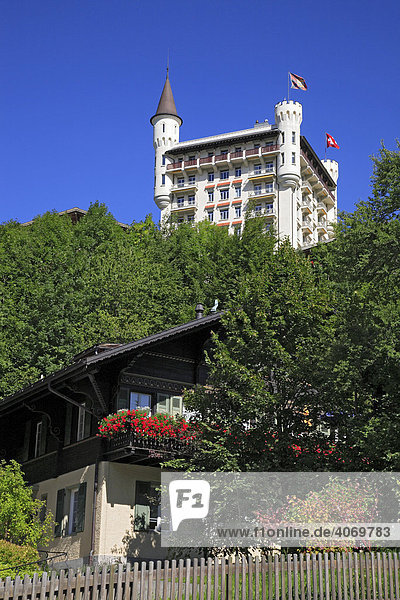 Grand Hotel Palace Hotel in Gstaad  Berner Oberland  Gstaad  Schweiz  Europa