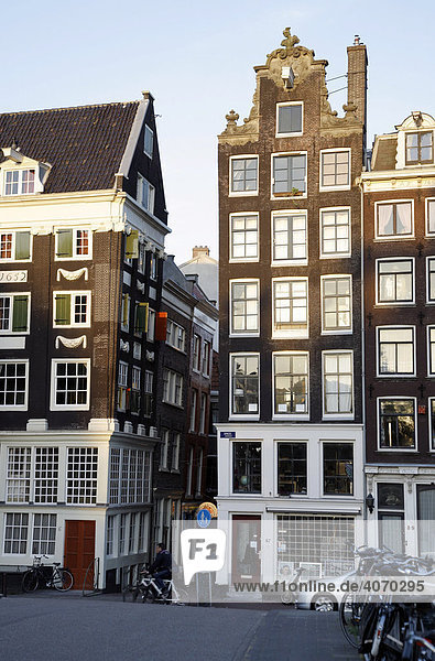 Grachtenhäuser  Herengracht  Amsterdam  Niederlande  Europa