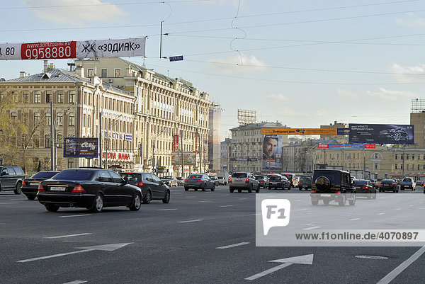 Sadovoye Koltso-Straße  Moskau  Russland