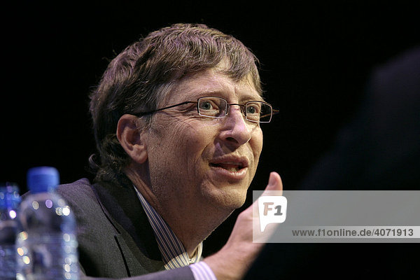 Billd Gates  Microsoft founder and president in Munich on 6 November 2006  Munich  Bavaria  Germany  Europe