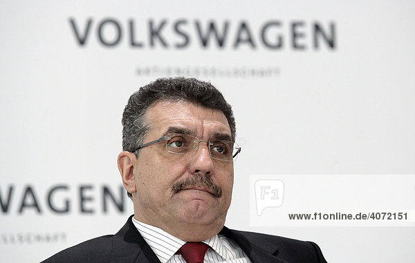 Francisco Javier Garcia Sanz  Vorstand Beschaffung der Volkswagen AG  während der Bilanzpressekonferenz am 13.03.2008 in Wolfsburg  Niedersachsen  Deutschland  Europa