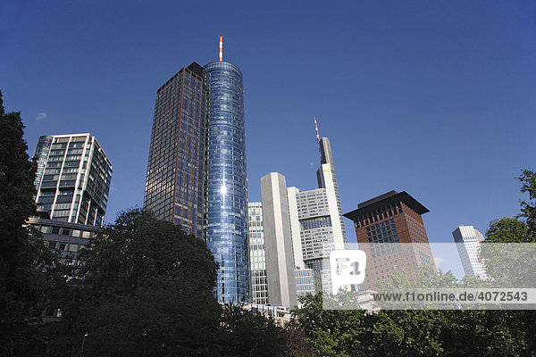 Bürogebäude  Frankfurt am Main  Hessen  Deutschland  Europa