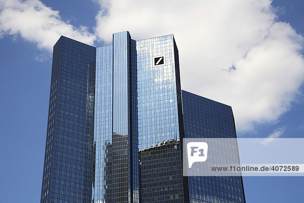 Deutsche Bank Bürohochhaus Konzernzentrale Frankfurt am Main Hessen Deutschland Europa