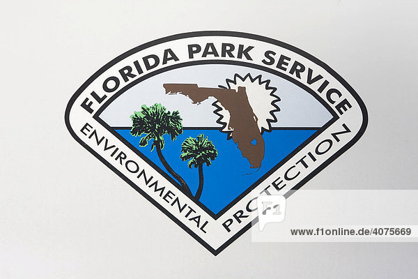 Logo der Florida State Parks  Florida Park Service  Florida  USA