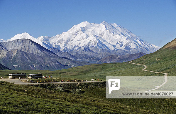 Mt.McKinley  der höchste Berg Nordamerikas  Alaska  USA