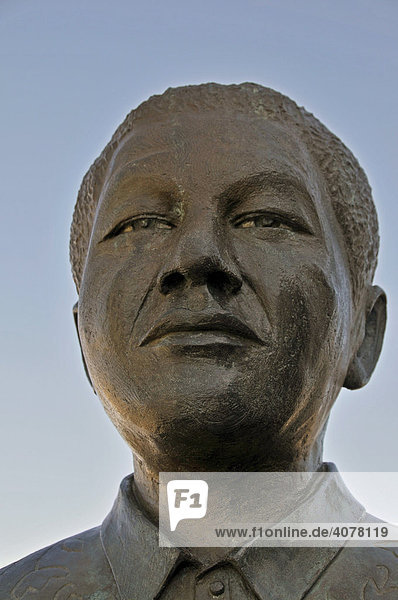 Denkmal von Nelson Mandela  Waterfront  Kapstadt  Südafrika  Afrika