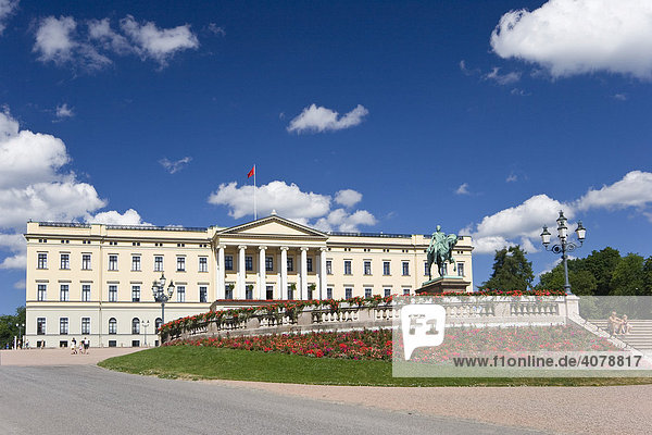Schloss Oslo  Norwegen  Skandinavien  Europa