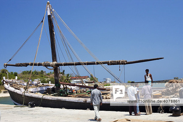 Segelschiff  Long Island  Andamanen  Indien  Südasien