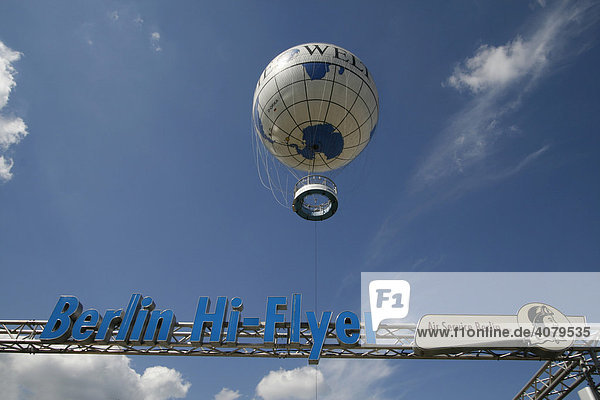 Signage  Berlin Hi-Flyer  balloon  Berlin  Germany  Europe