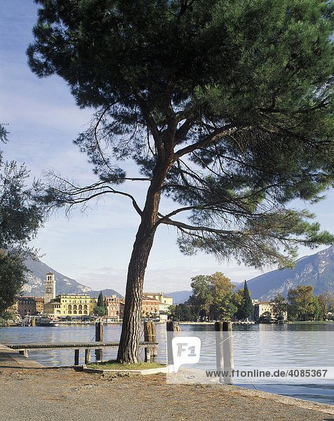 Riva at the Lake Garda Lago di Garda Italy Italia