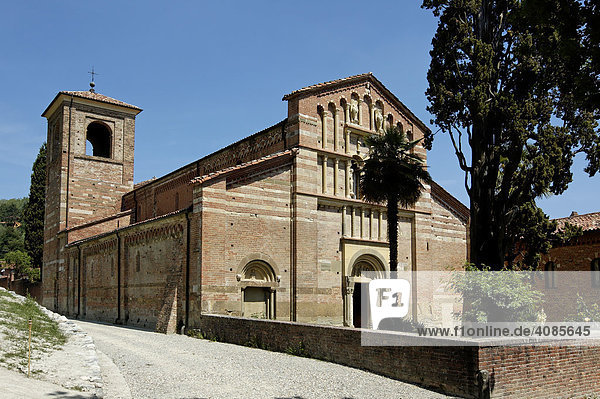 Abbey Abbazia di Vezzolano near Albugnano Province Asti Monferrato Piedmont Italy
