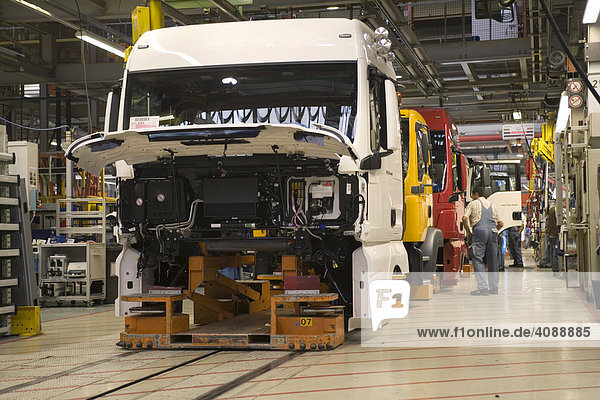 MAN AG: Produktion von Lastkraftwagen  BAYERN  MÜNCHEN  DEUTSCHLAND.