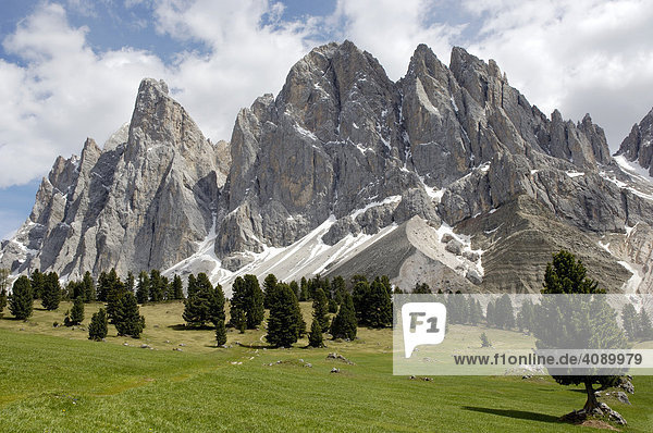 Geisler Spitzen  Dolomiten  Südtirol  Italien