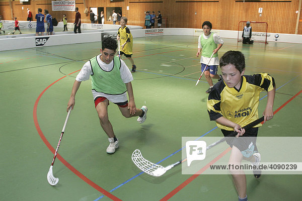 Heidelberg  DEU  30.04.2005  Unihockey Turnier