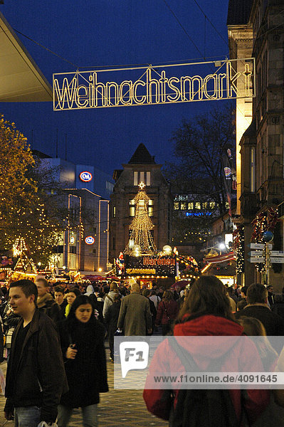 Weihnachtsmarkt  Weihnachten  Dortmund  NRW  Nordrhein Westfalen  Deutschland