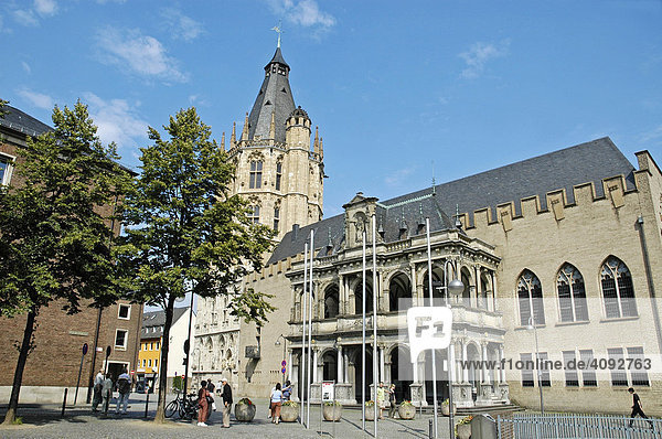 Historic townhall  Cologne  North Rhine-Westphalia  Germany