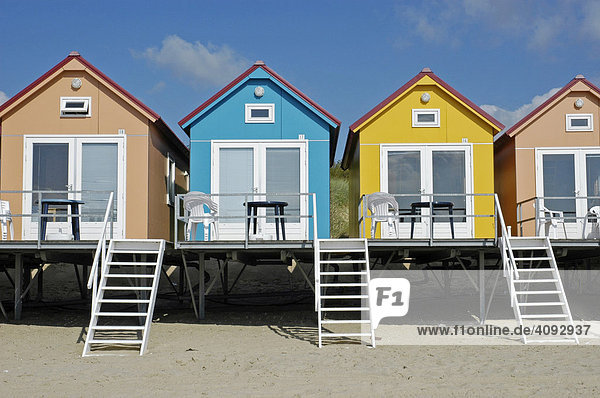 Strandhäuser  Vlissingen  Zeeland  Holland  Niederlande