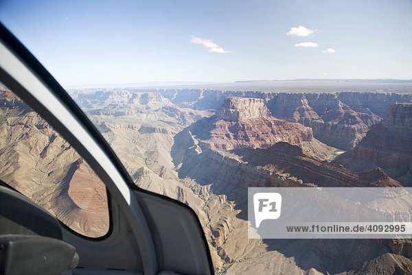 Helikopterflug  Grand Canyon  Arizona  USA
