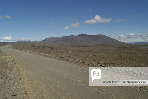 Stone desert at the road Kjölur F35 Iceland