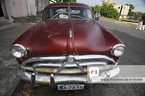 Vintage car in Colonia  Uruguay