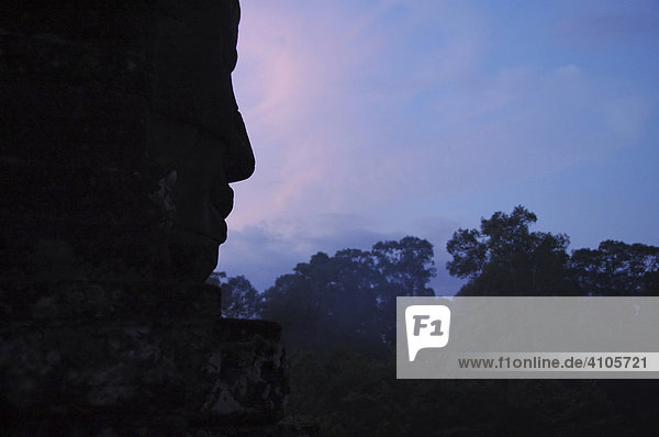 Bayon temple  Angkor Wat  Siem Reap  Cambodia  Asia