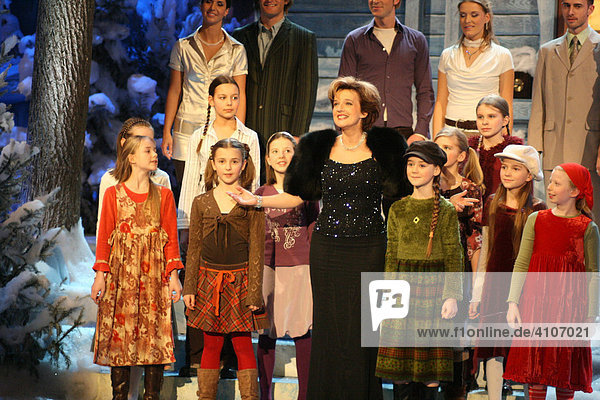 Monika Martin Sängerin (Weihnachtsfest der Volksmusik in Magdeburg) Magdeburg Sachsen-Anhalt Deutschland Europa