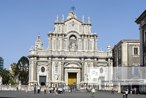 St Agatha's Cathedral  Catania  Sicily  Italy