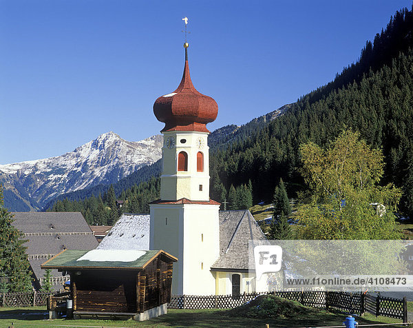 Gargellen im Montafon  Vorarlberg  Österreich  Europa