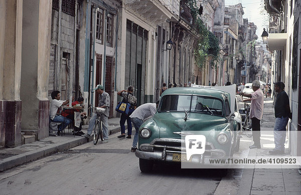 Straßenszene in Havanna  Kuba.