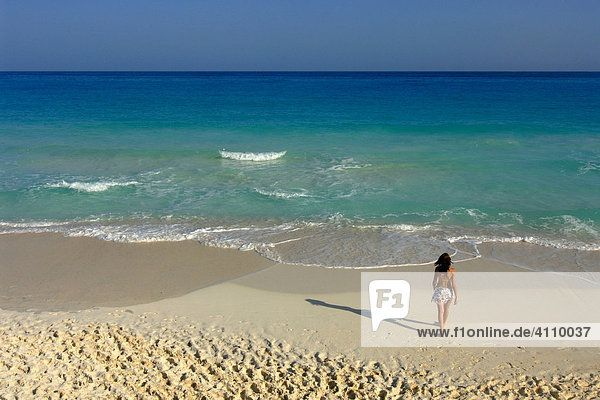 Playa Sirena beach  Cayo Largo del Sur  Cuba  Caribbean