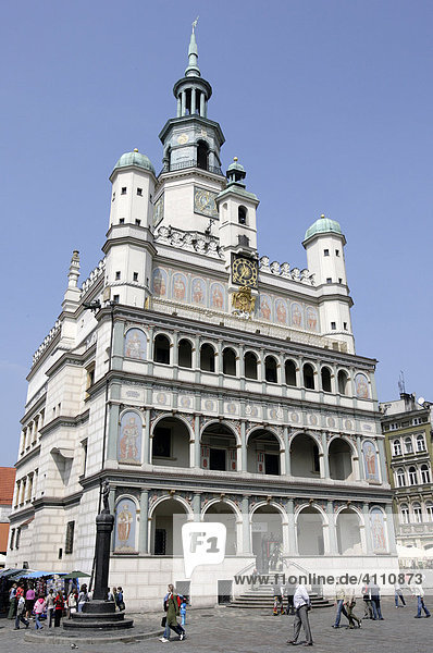 Rathaus in Posen (Poznan)  Polen