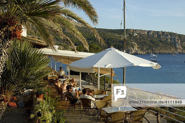 Restaurant Terrasse Am Meer Sant Elm Mallorca Spanien