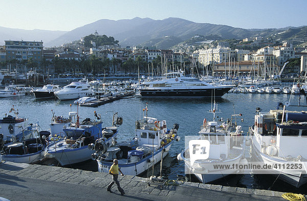 Hafen  San Remo  Ligurien  Riviera  Italien