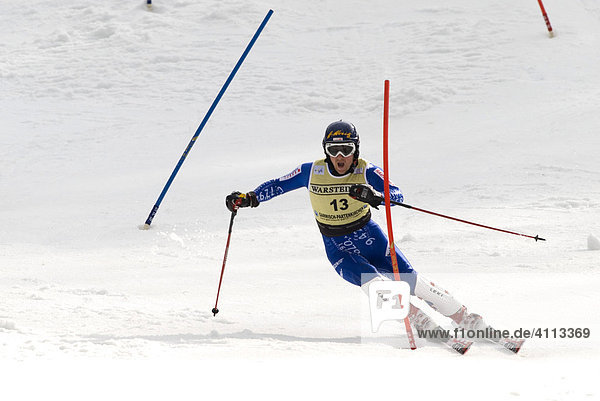 Marc Berthod  Schweiz  FIS Ski Weltcup Slalom der Herren  Kandahar-Rennen  Garmisch-Partenkirchen  Bayern  Deutschland
