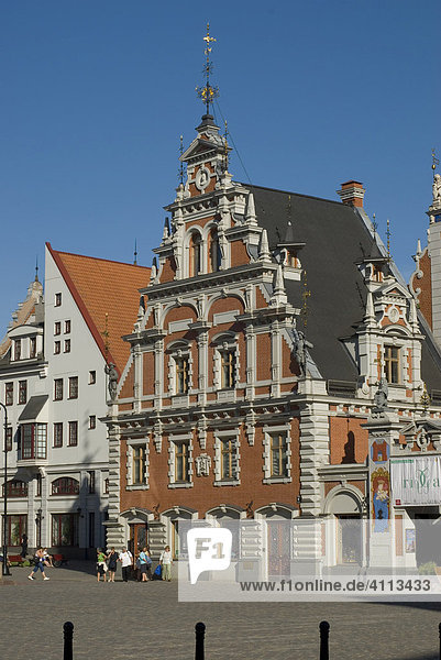 Schwarzhäupterhaus  Ratsplatz  Riga  Lettland