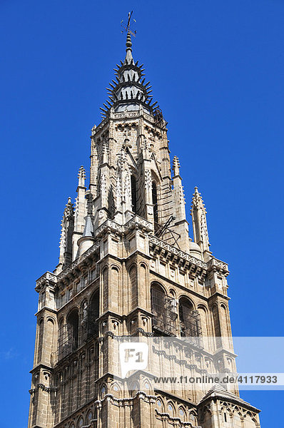 Turm der Catedral Primada  Toledo  Spanien