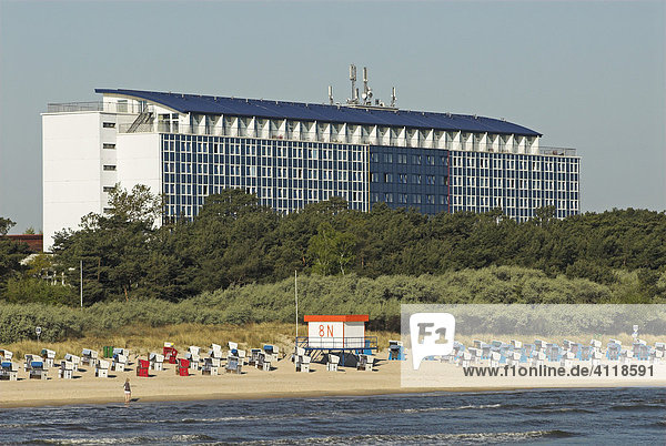Hotel Baltic im Seebad Zinnowitz  Insel Usedom  Mecklenburg-Vorpommern  Deutschland  Europa