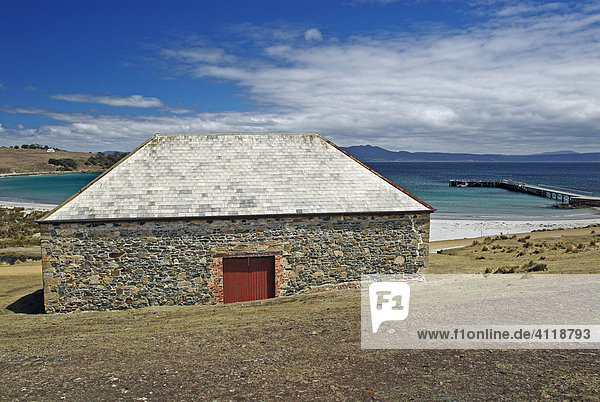Historische Architektur der Sträflingskolonie Darlington  Maria Island Nationalpark  Tasmanien  Australien