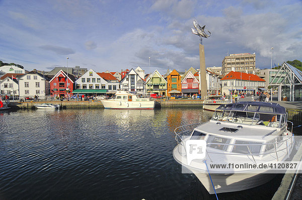 Hafen in Stavanger  Rogaland  Norwegen  Skandinavien  Europa