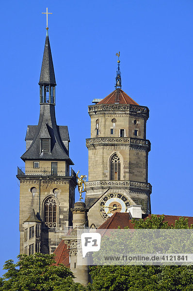 Collegiate Church (Stiftskirche) Stuttgart Baden-Wuerttemberg Germany Europe