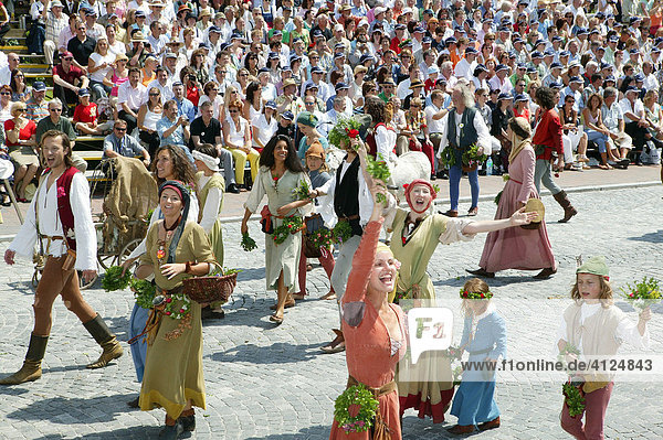 Landshuter Hochzeit Landshut Niederbayern Bayern Deutschland