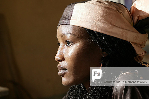 Woman  portrait  Garoua  Cameroon  Africa