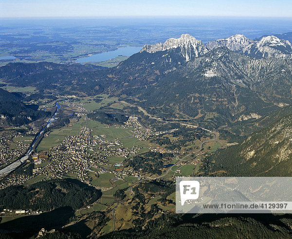 Teutte  Forggensee  Säuling bei Füssen  Ammergebirge  Lechtal  Tirol  Österreich