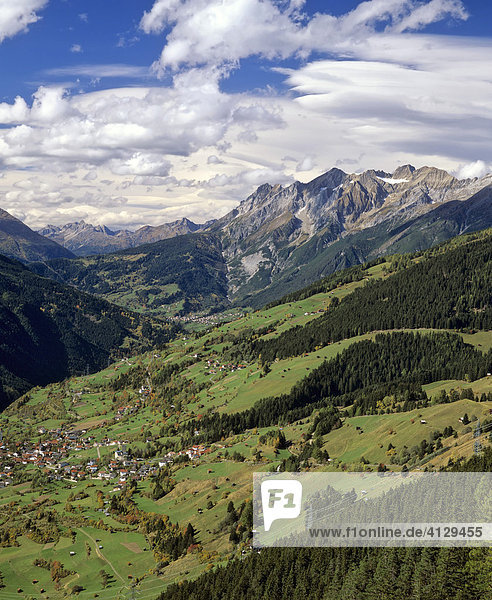 Am Gachenblick  Gacher Blick  Fliess  südliche Lechtaler Alpen  Oberinntal  Tirol  Österreich