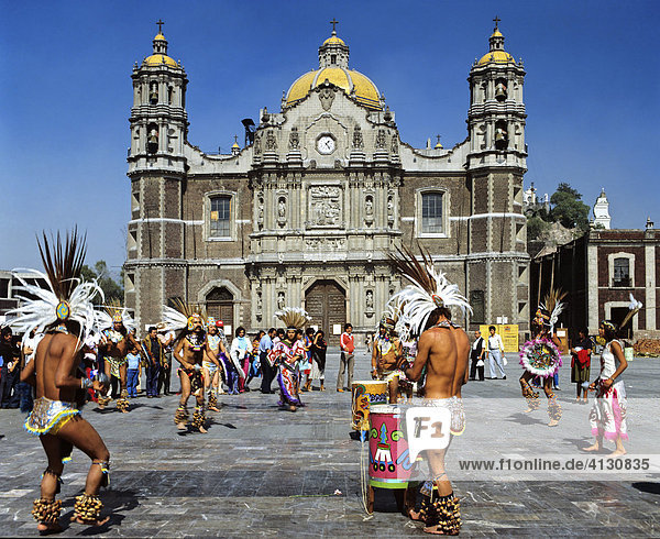 Our Lady of Guadalupe Basilika  Kathedrale  Indios  Mexico City  Mexiko  Mittelamerika
