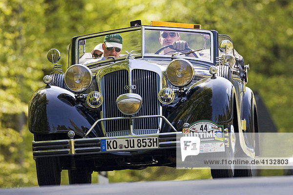 Horch 853  Auto Union  year of manufacture 1983  vintage car  a vehicle favoured by von Goering during the Third Reich  Oldtimer Ralley Wiesbaden 2008  Hesse  Germany  Europe