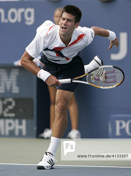 Novak Djokovic (SRB) US Open 2007 USTA Billie Jean King National Tennis Center New York  USA